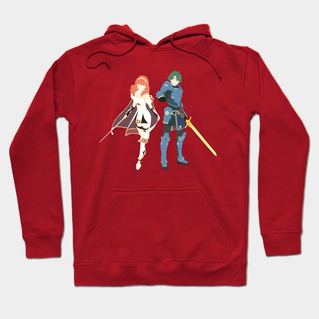 Minimalist Fire Emblem: Echoes Hoodie by Blitzitron25